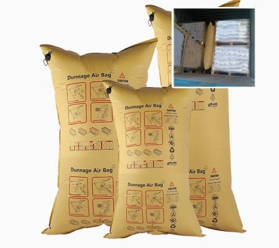 Recyclable Kraft Paper PP Woven Dunnage Bags